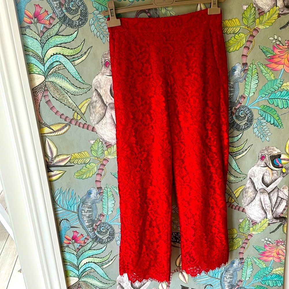 J crew lace pants